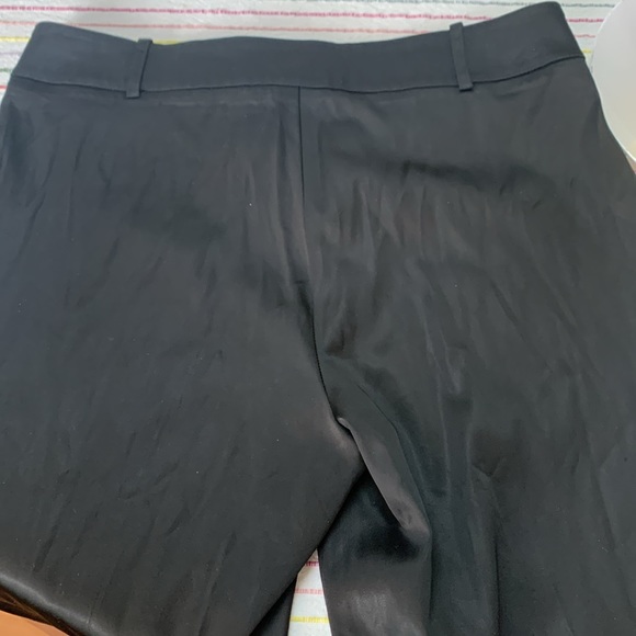 Esprit women size 4 black satin look pants with stretch - Picture 9 of 12